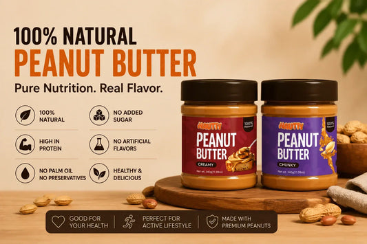 Nautty peanut butter for gym muscle gain and fitness diet in Pakistan