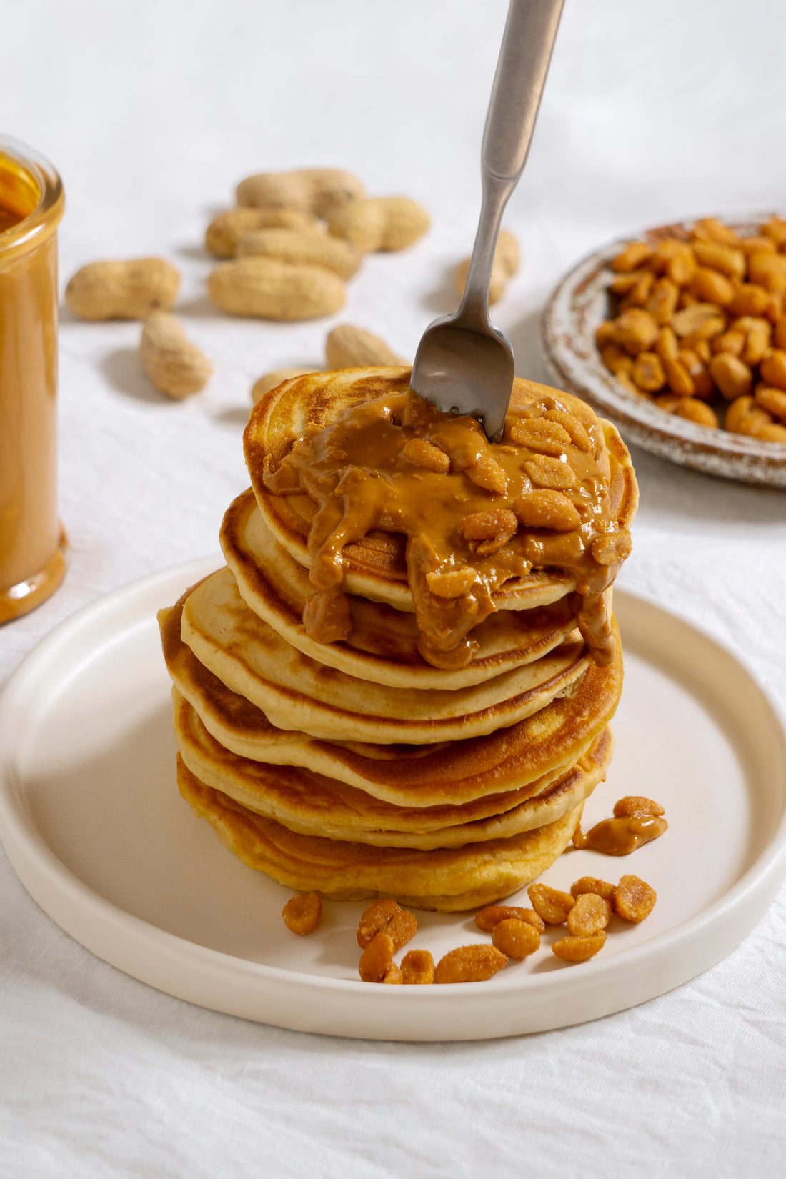 Peanut Butter and Chocolate Chip Pancakes