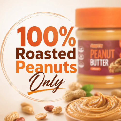Nautty Peanut Butter with no unnecessary additives and roasted peanuts
