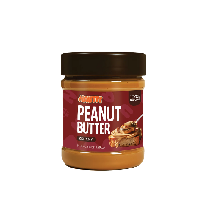 Nautty Creamy Peanut Butter flavor jar in Pakistan