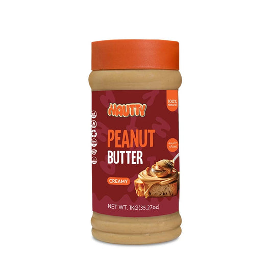 Nautty Organic Creamy Peanut Butter – 1 kg