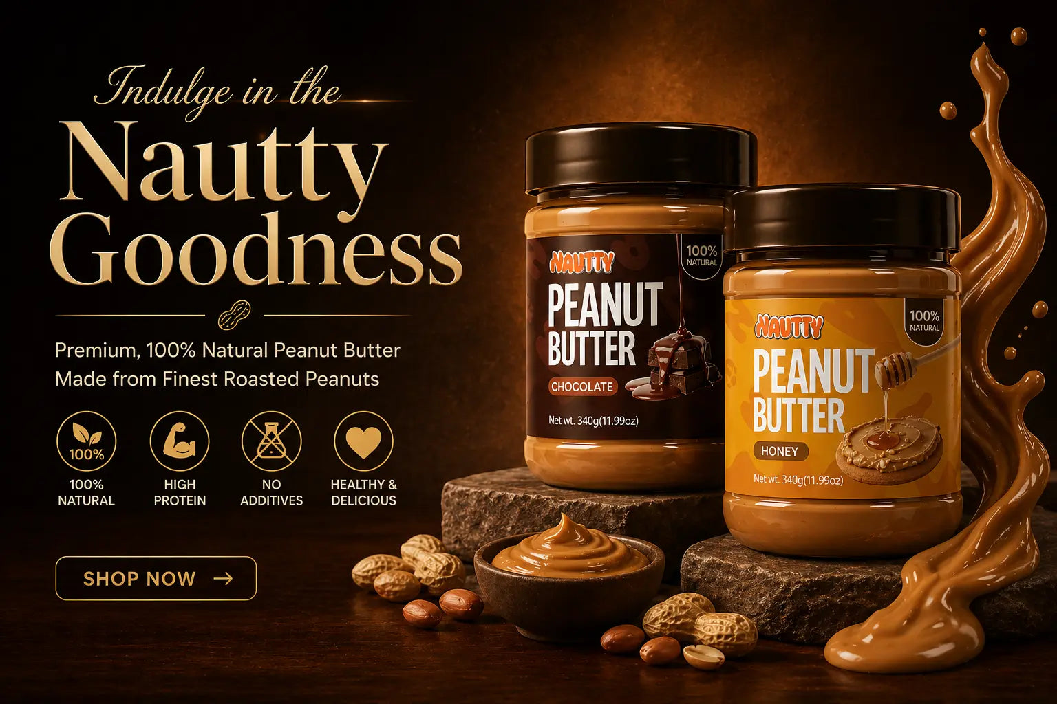 Best Peanut Butter In Pakistan Nautty Organic