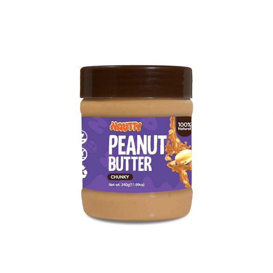 Nautty Organic Chunky Peanut Butter – 340g